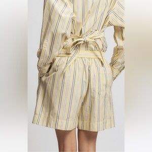 SAINT ART Lara Blouse in Canary Stripe